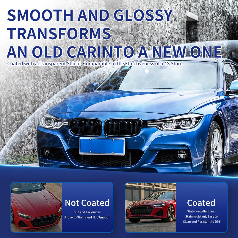 🚗💨 Advanced Ceramic Coating Spray – 5-Minute Application, 12-Month Shine & Hydrophobic Protection. Instant Gloss, Effortless Shine!🏆✨