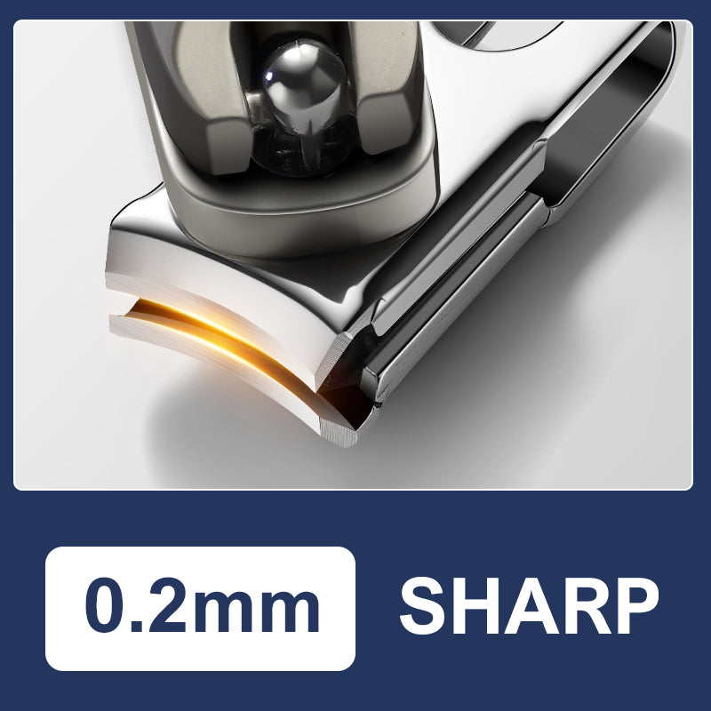 360-Degree Rotating Wide-Opening Nail Clipper